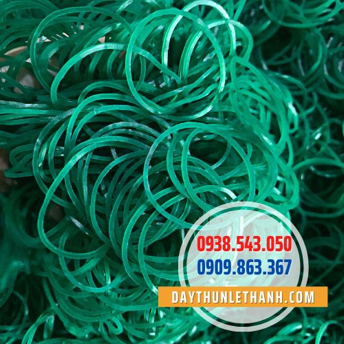 Dây thun màu xanh 38mm Dây thun màu xanh 38mm