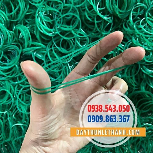 Dây thun màu xanh 38mm Dây thun màu xanh 38mm