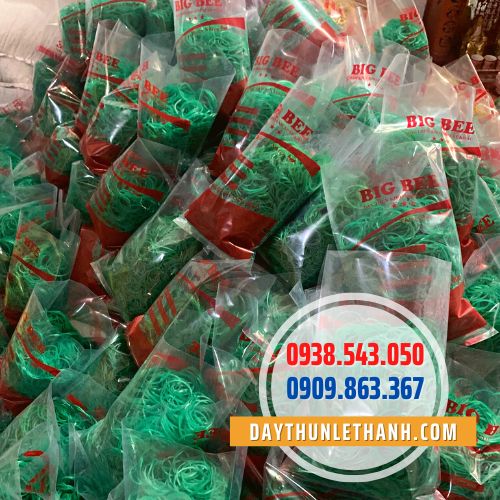 Dây thun màu xanh size đại 38mm