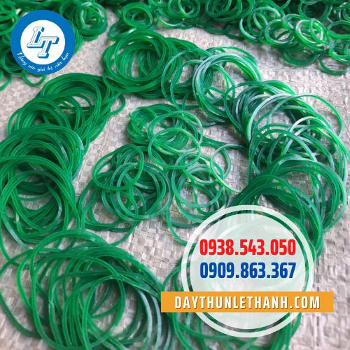 Dây thun xanh nhiều size Dây thun xanh nhiều size