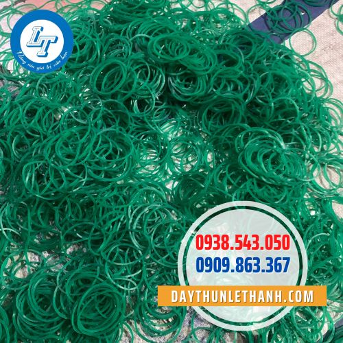 Dây thun xanh size đại Dây thun xanh size đại