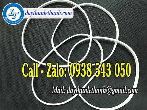 Dây thun màu trắng sữa bản lớn 80mm Dây thun màu trắng sữa