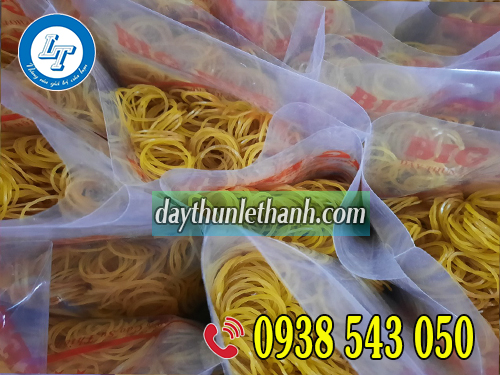 Dây thun màu vàng đóng bich sẵn Dây thun màu vàng đóng bich sẵn