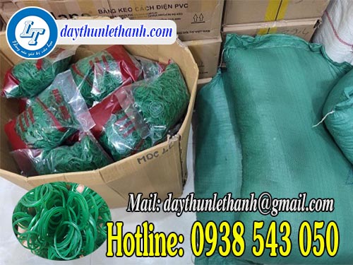 Dây thun màu xanh giá tốt tại Lê Thanh Dây thun màu xanh
