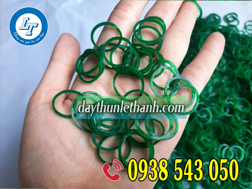 Dây thun màu xanh giá rẻ Dây thun màu xanh