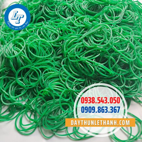 Dây thun màu xanh Dây thun màu xanh