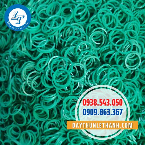 Dây thun xanh loại thường Dây thun xanh loại thường