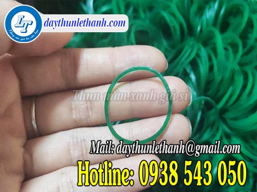 Dây thun màu xanh giá rẻ Dây thun màu xanh