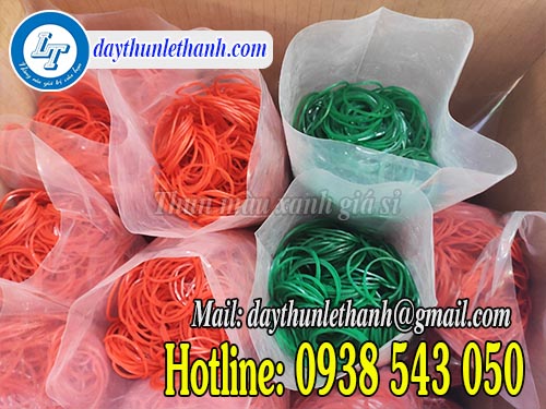 Dây thun màu xanh, đỏ giá rẻ Dây thun màu xanh