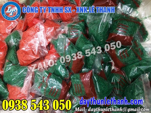 Dây thun màu xanh giá rẻ, uy tín tại Lê Thanh Dây thun màu xanh