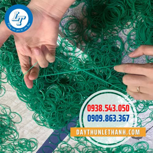 Dây thun xanh co gian Dây thun xanh co gian