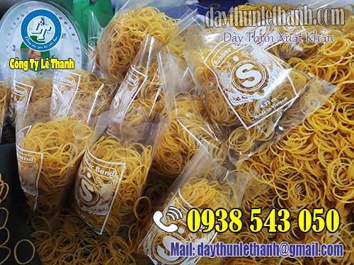 Dây thun xuất khẩu đóng bịch 200gam Dây thun xuất khẩu đóng bịch 200gam