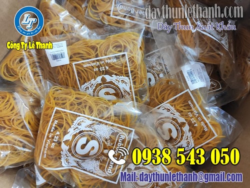 Dây thun xuất khẩu đóng bịch 200gam Dây thun xuất khẩu