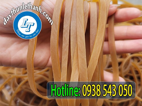 Dây thun bản lớn màu vàng bò Dây thun bản lớn màu vàng bò