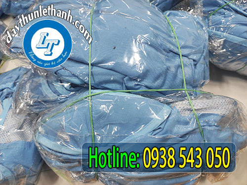 Dây thun màu xanh cột kiện hàng Dây thun màu xanh cột kiện hàng