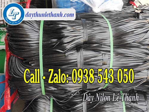 Dây nilon kẽm nhuyễn màu đen Dây nilon kẽm nhuyễn