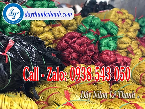Dây nilon kẽm nhuyễn màu sắc đa dạng, giá rẻ Dây nilon kẽm nhuyễn