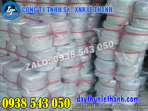 Dây nilon ống màu trắng 1kg Dây nilon ống màu trắng 1kg