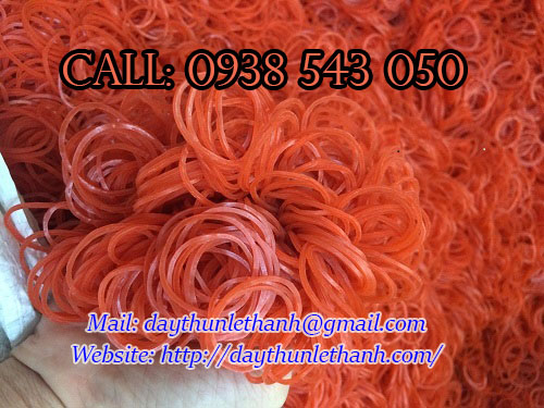 dây thun màu đỏ size trung 25mm dây thun màu đỏ size trung 25mm