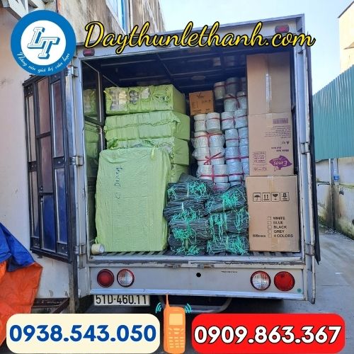 giao hàng 15 bao dây thun xanh cho đại lý giao hàng 15 bao dây thun xanh cho đại lý