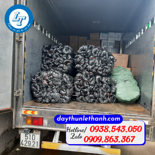 Dây nilon kẽm đen bóng giao hàng nhanh Dây nilon kẽm đen bóng