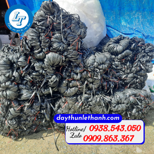 Dây nilon kẽm đen bóng