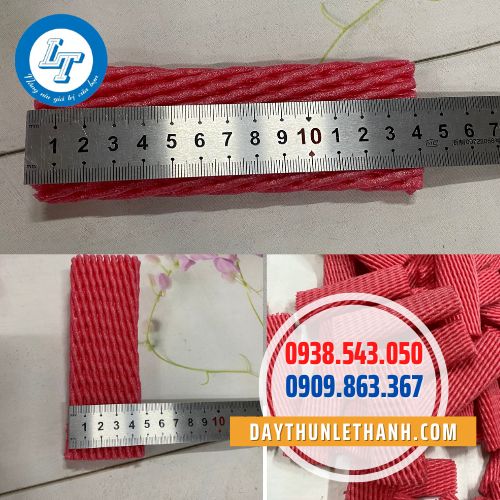 Kích cỡ xốp lưới màu đỏ Kích cỡ xốp lưới màu đỏ