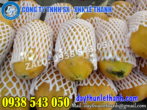 Lưới xốp bọc đu đủ vận chuyển tránh dập nát Lưới xốp bọc ổi