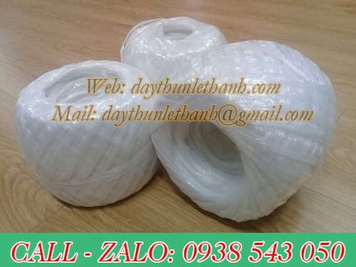 Dây nilon cuộn 1kg màu trắng Dây nilon cuộn 1kg