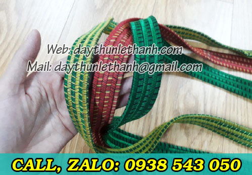 Thun chằng hàng bản dẹt rộng 2,5cm Thun chằng hàng bản dẹt rộng 2,5cm