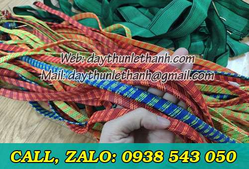 Dây thun chằng hàng bản dẹt rộng 1,5cm Dây thun chằng hàng bản dẹt rộng 1,5cm