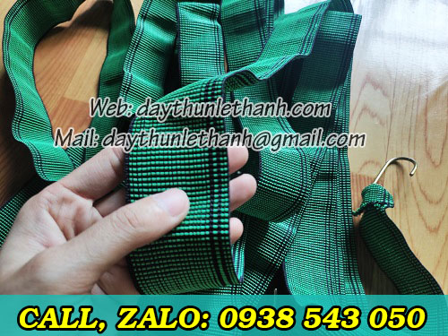 Dây bố xanh bản rộng 5cm Dây bố xanh bản rộng 5cm