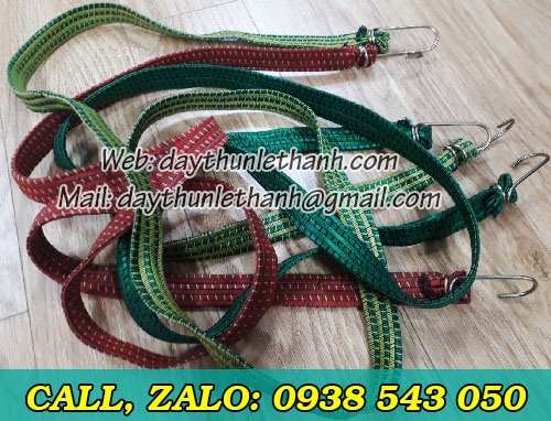Dây thun chằng hàng dẹt rộng 2,5cm Dây thun chằng hàng dẹt rộng 2,5cm