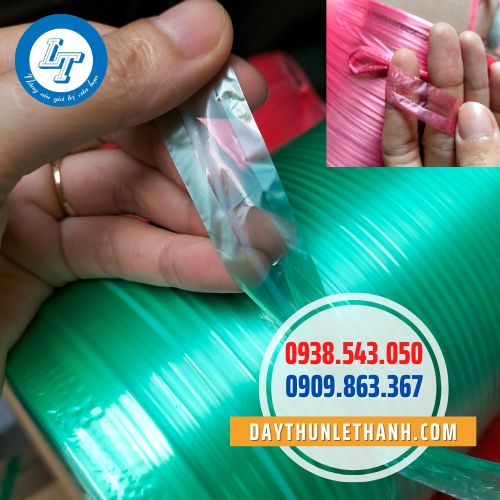 Sợi dây bản to, mềm và độ bóng cao Dây nilông quấn máy