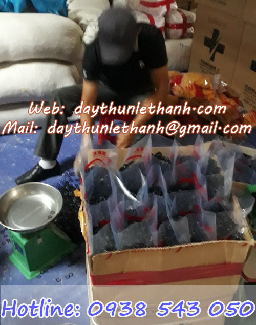 Thun đen 12mm đóng gói 500g/bịch
