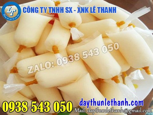 Dây thun dùng để cột miệng túi sữa chua Dây thun dùng để cột miệng túi sữa chua