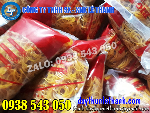 Thun khoanh màu vàng đóng bịch 500g tại kho Lê Thanh Thun khoanh màu vàng đóng bịch 500g