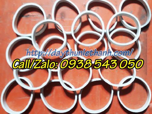 Thun bản lớn màu trắng sữa đường kính 25mm Thun bản lớn màu trắng sữa đường kính 25mm