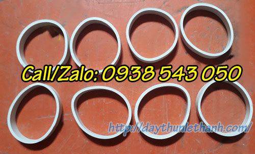 Thun màu trắng bản lớn đường kính 25mm Thun màu trắng bản lớn đường kính 25mm