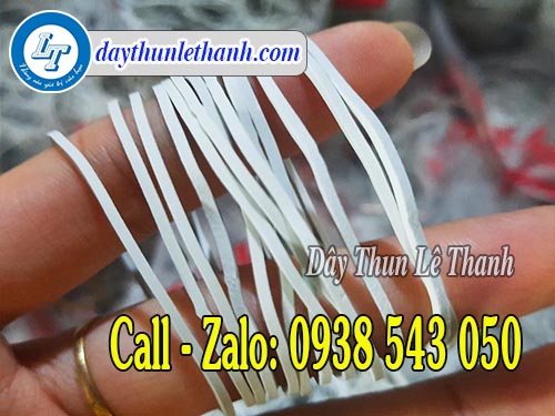 Dây thun bản lớn màu trắng sữa giá rẻ Dây thun bản lớn