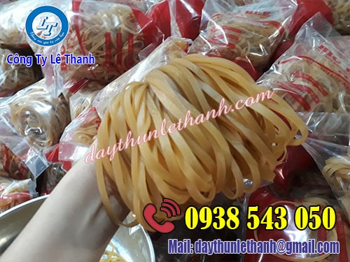 Thun bản to màu vàng size 120mm Thun bản lớn