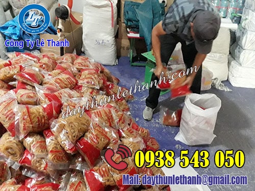 Đóng dây thun bản to số lượng lớn cho khách sỉ Dây thun bản to