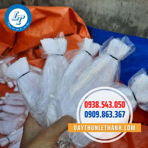 Dây thun đen cột túi xốp bọc trái cây Dây thun đen cột túi xốp bọc trái cây