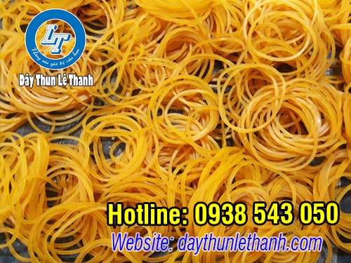 Dây thun khoanh màu vàng giá rẻ, uy tín Dây thun khoanh màu vàng