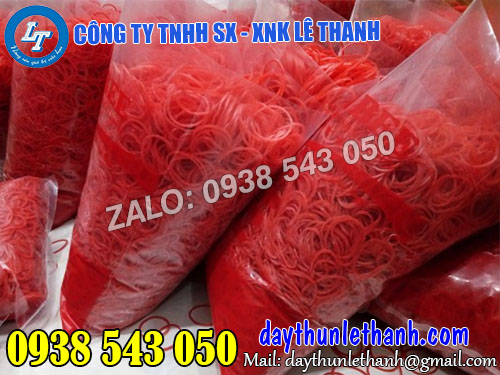 Dây thun màu đỏ chất lượng, giá rẻ tại kho Lê Thanh Dây thun màu đỏ chất lượng, giá rẻ tại kho Lê Thanh