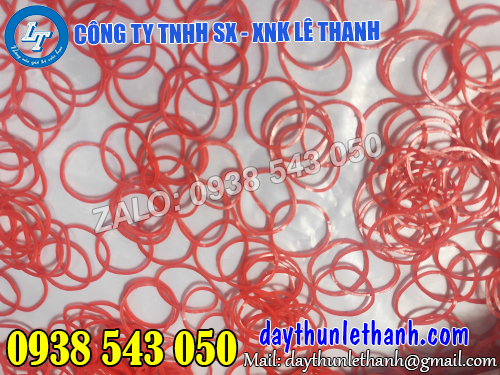 thun màu đỏ size 25mm thun màu đỏ size 25mm