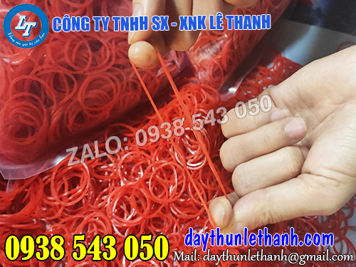 Dây thun màu đỏ chất lượng, giá rẻ tại kho Lê Thanh Dây thun màu đỏ chất lượng, giá rẻ tại kho Lê Thanh
