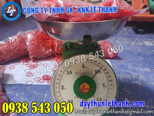 Dây thun màu đỏ chất lượng, giá rẻ tại kho Lê Thanh Dây thun màu đỏ chất lượng, giá rẻ tại kho Lê Thanh