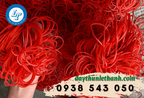 Dây thun mau đỏ size đại 38mm Dây thun mau đỏ