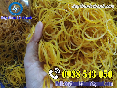 Dây thun màu vàng bền đẹp, giá rẻ tại kho Lê Thanh dây thun màu vàng